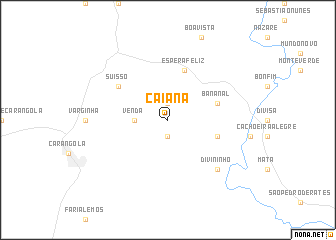map of Caiana