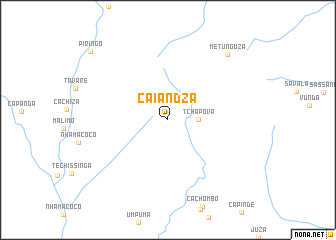 map of Caiandza