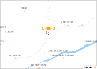 map of Caiapó