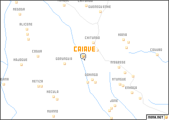 map of Caiave