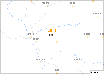 map of Caia