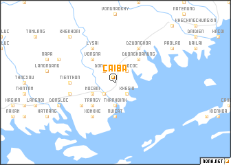 map of Cái Ba