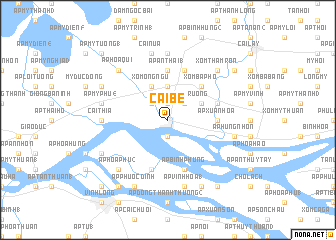 map of Cái Bè