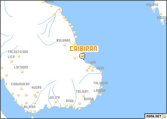 map of Caibiran