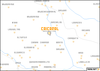 map of Caicaral