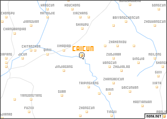 map of Caicun