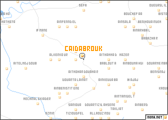 map of Caïd Abrouk