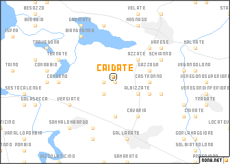 map of Caidate