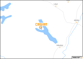 map of Caidian