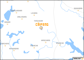 map of Caifeng