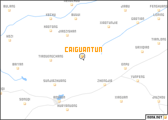 map of Caiguantun