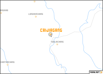 map of Caijiagang