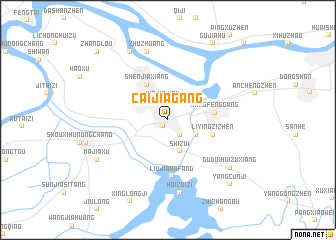 map of Caijiagang