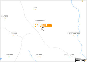 map of Caijialing