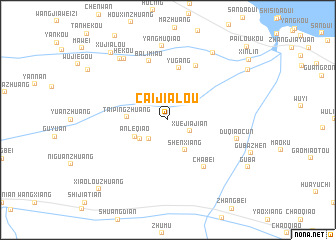 map of Caijialou