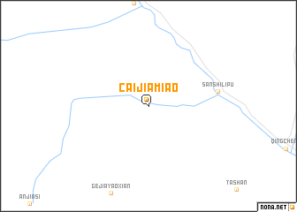 map of Caijiamiao