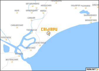 map of Caijiapu