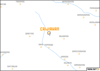 map of Caijiawan