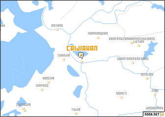 map of Caijiawan