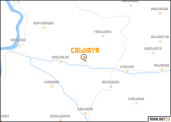 map of Caijiaya