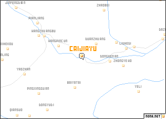 map of Caijiayu