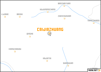 map of Caijiazhuang