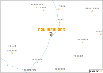 map of Caijiazhuang