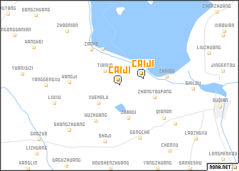 map of Caiji