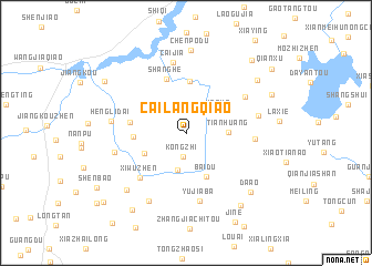 map of Cailangqiao