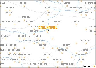 map of Cailhavel