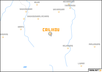 map of Cailikou