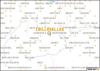 map of Cailladelles