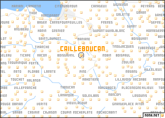 map of Caille Boucan