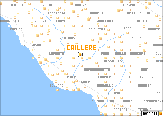 map of Caillere
