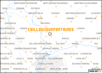 Cailloux-sur-Fontaines (France) map - nona.net