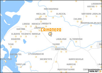 map of Caimanero