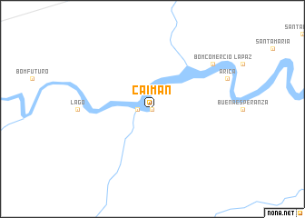 map of Caimán