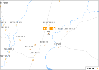 map of Caimán