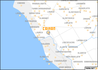 map of Caimán