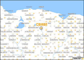map of Caiman