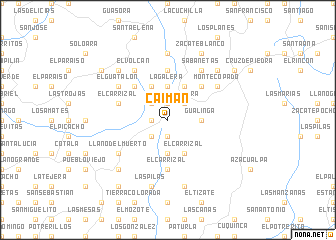 map of Caimán