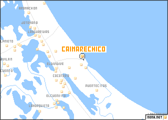 map of Caimare Chico