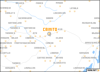 map of Caimito