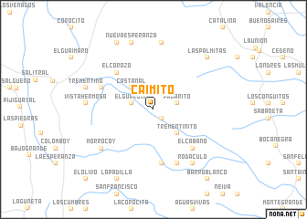 map of Caimito