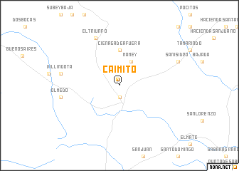 map of Caimito