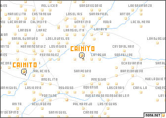 map of Caimito