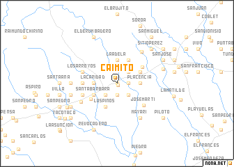 map of Caimito