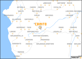 map of Caimito