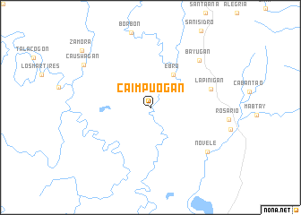 map of Caimpuogan