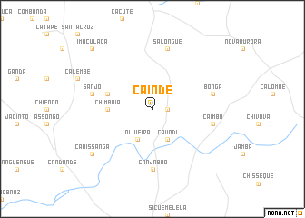 map of Cainde